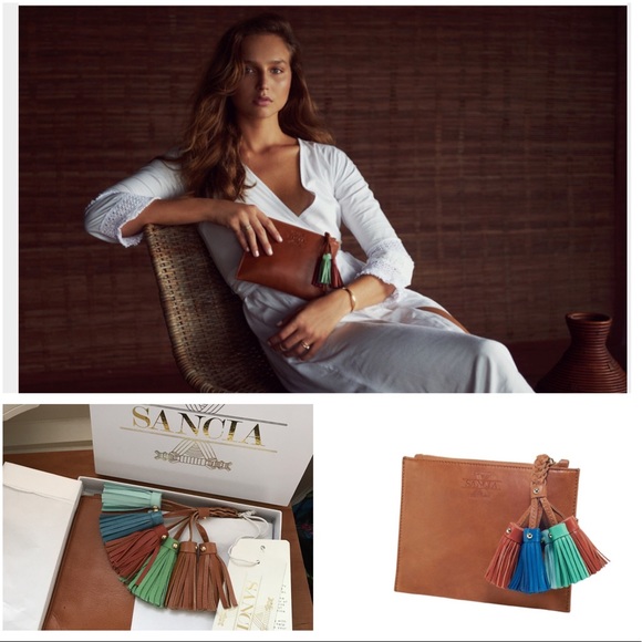 Sancia Handbags - 4xHP! New in Box! GORGEOUS leather SANCIA clutch!